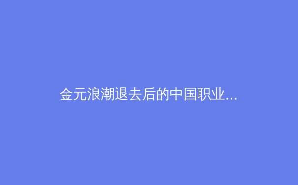 金元浪潮退去后的中国职业体育：从资本狂欢到可持续发展的阵痛与转型 - 2